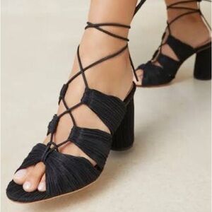 NEW Loeffler Randall Teresa High Heel Sandal Black 8.5